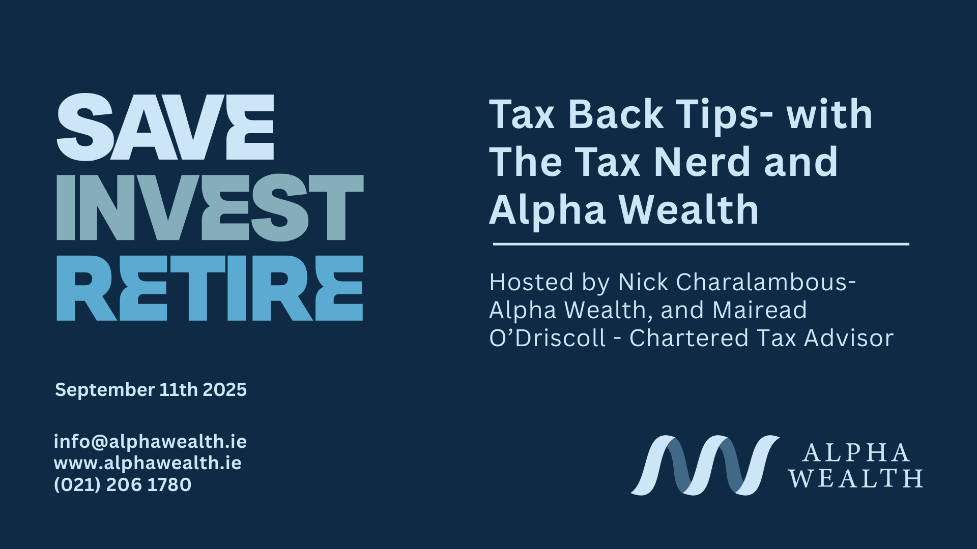 Tax Made Simple – with The Tax Nerd and Alpha Wealth