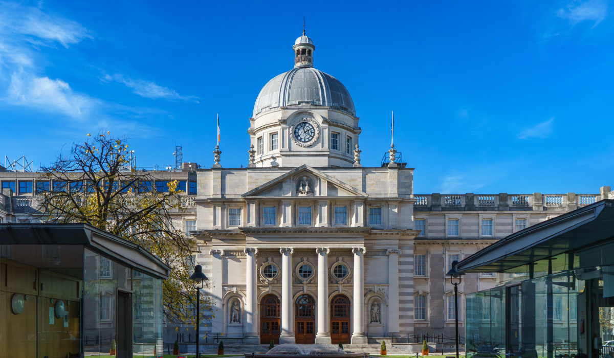 Front of Irish Government Building